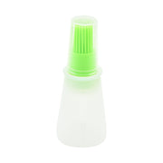 Portable Silicone Oil Bottle with Brush Oil Dispenser